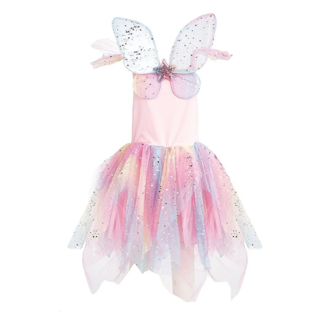Rainbow Fairy Dress And Wings