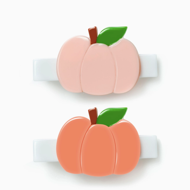 Pumpkins Orange Shades Hair Clips