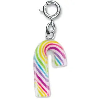Rainbow Candy Cane Charm