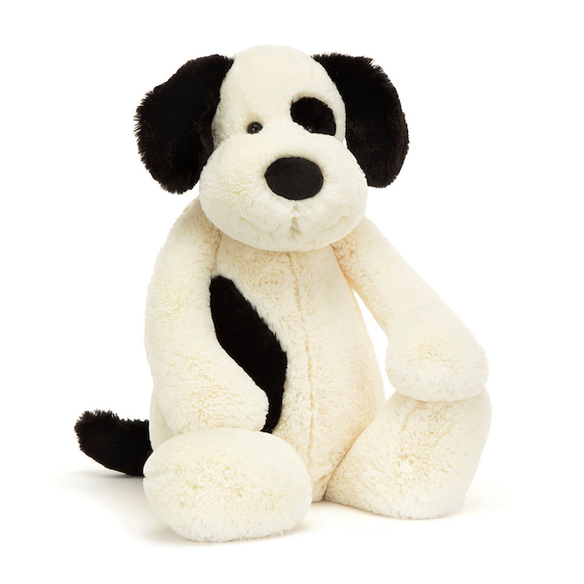 Bashful Black & Cream Puppy