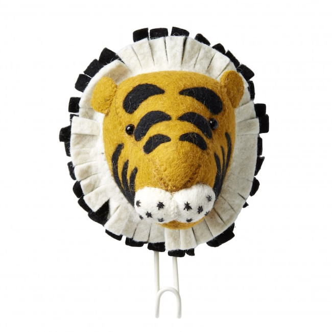 Tiger Head Coat Hook