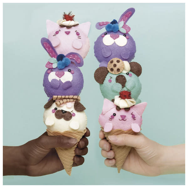 Sew Your Own Ice Cream Animals
