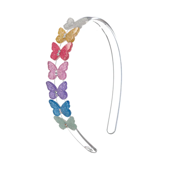 Butterflies Glitter Headband