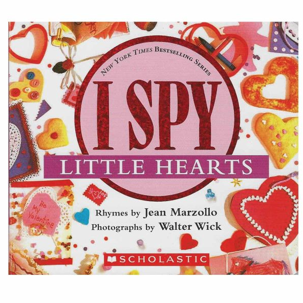 I Spy Little Hearts with Foil Book