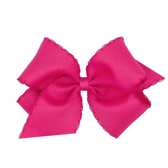 Mini Monotone Moonstich Grosgrain Bow
