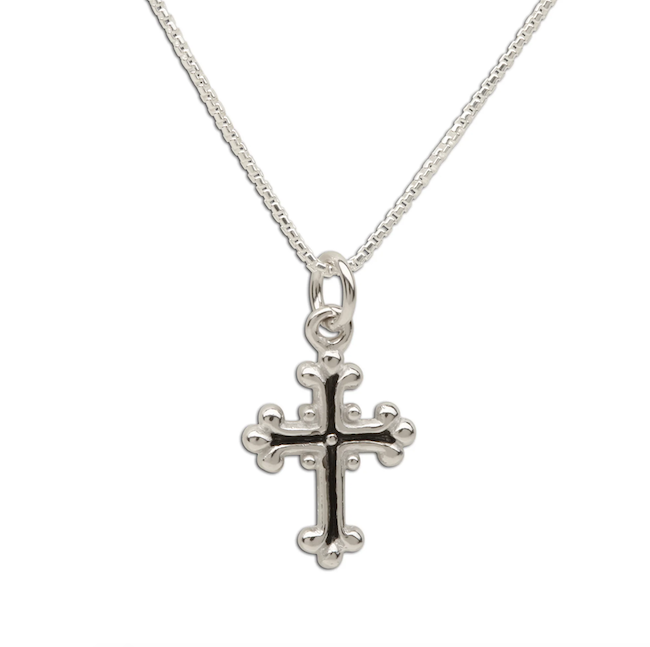 Sterling Silver Children's Cross Necklace