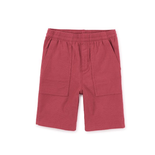 Playwear Shorts in Earth Red
