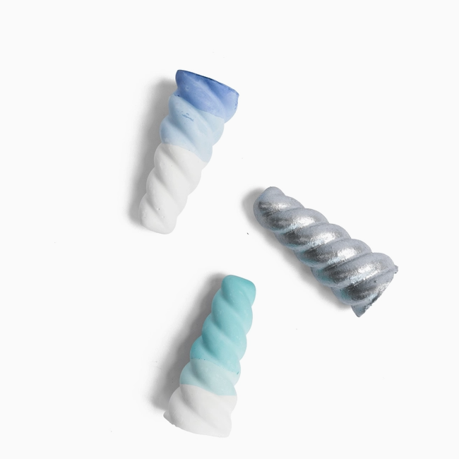 Ombre Narwhal Horns Sidewalk Chalk-3 pack