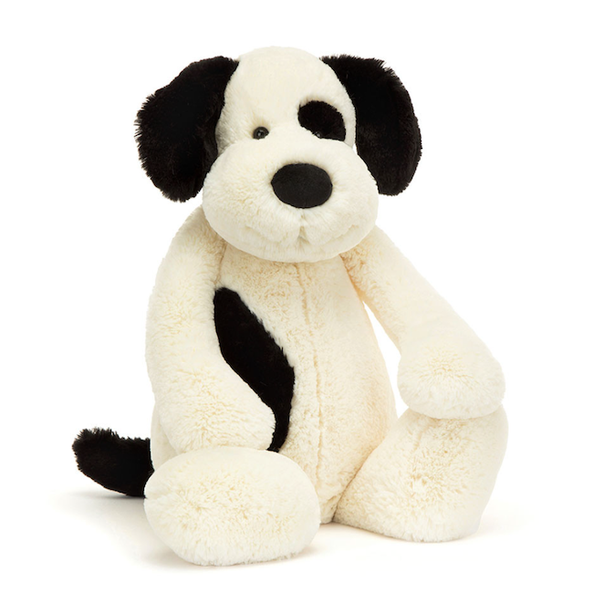 Bashful Black & Cream Puppy