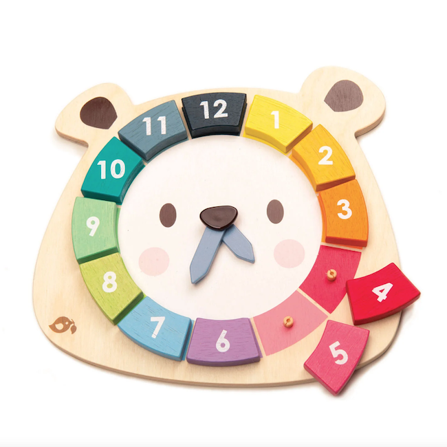 Bear Colors Clock