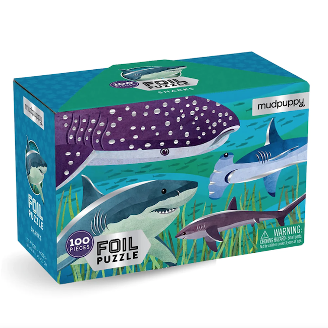 Sharks 100 Piece Foil Puzzle