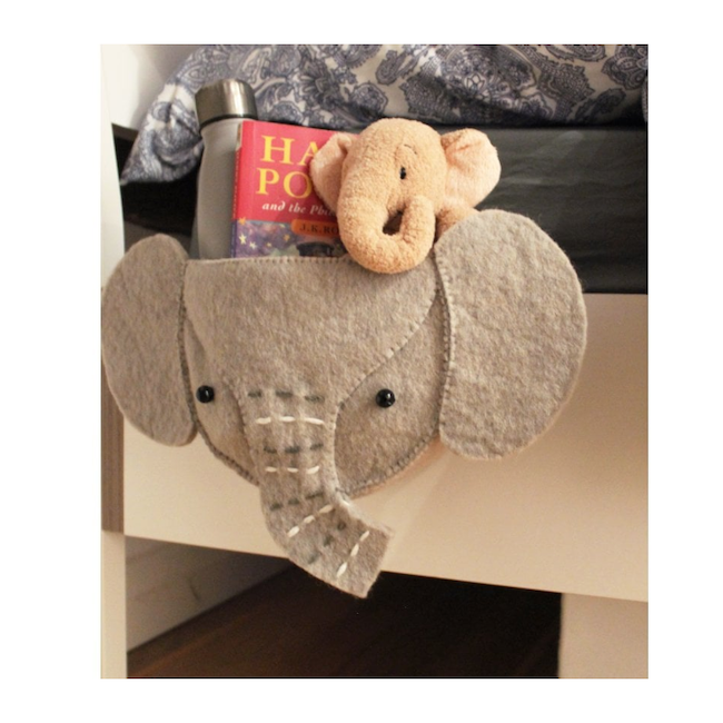 Elephant Bedtime Storage Pouch