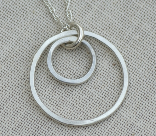 Generations 2 Ring Necklace 17"