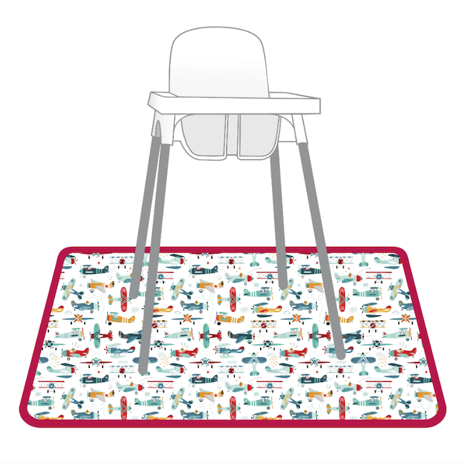 Retro Airplanes Splash Mat