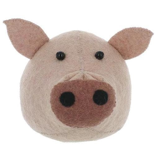 Small Pig Head Wall Mount
