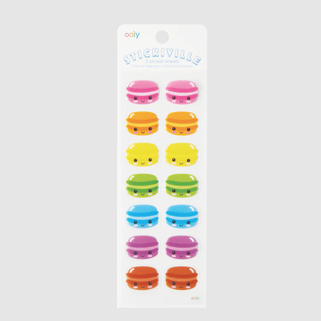 Stickiville Happy Macarons Sticker