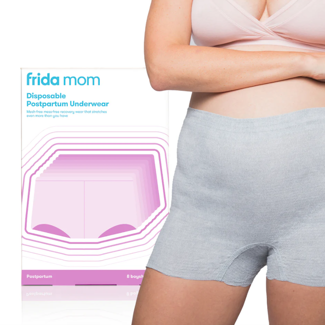 Boyshort Disposable Postpartum Underwear (8 Pack)