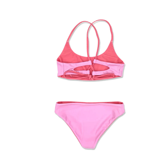 Waverly Bikini In Sugar Coral - Reversible