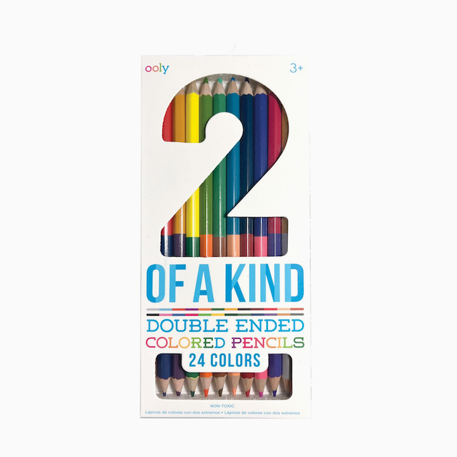 2 of A Kind Double-Ended Colored Pencils