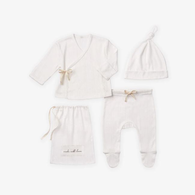 Pointelle Layette Gift Set