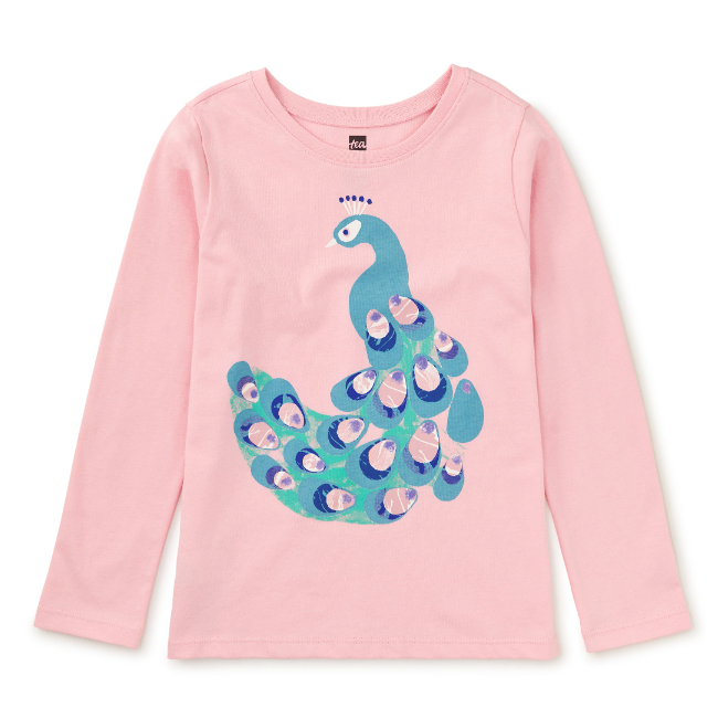 Marbled Peacock Graphic Tee