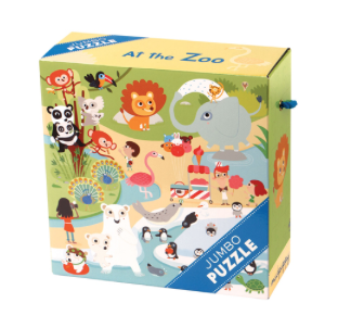 At The Zoo Jumbo Puzzle