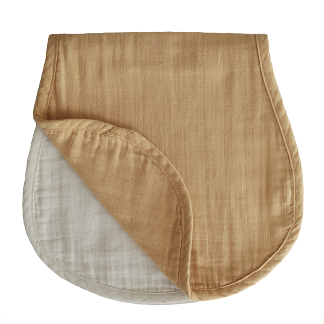 Organic Cotton Muslin Baby Burp Cloth 2-Pack