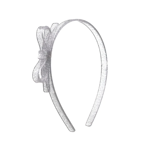 Thin Bow Glitter Headband