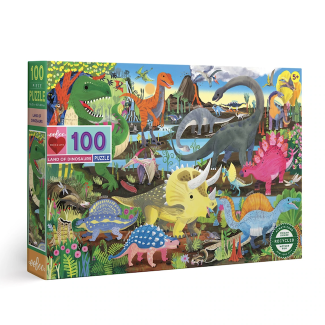 Land Of Dinosaurs 100 Piece Puzzle
