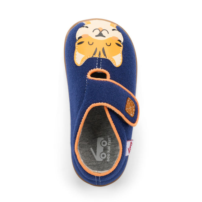 Cruz II Dark Blue Tiger Slipper