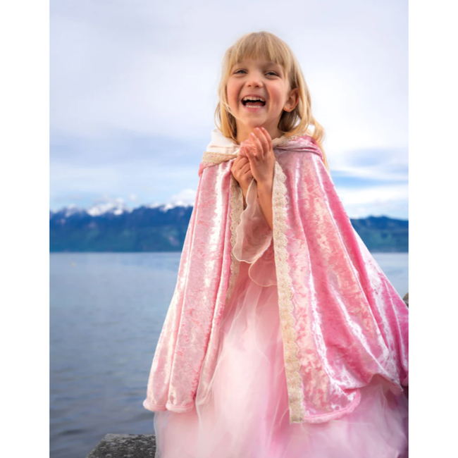 Deluxe Pink Rose Princess Cape