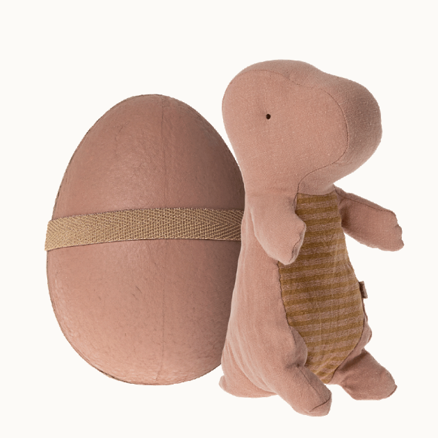 Gantosaurus In Egg, Small - Old Rose