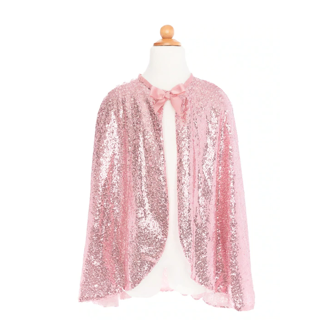 Precious Pink Sequins Cape Size 5 - 6