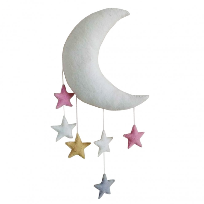 Mini Moon And Stars Wall Decoration Pennant