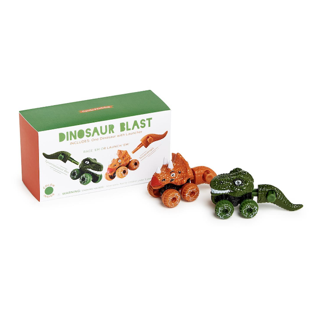 Dino-Blast Dinosaur Racer with Launcher in Gift Box