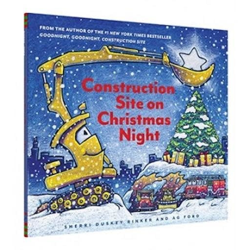 Construction Site On Christmas Night