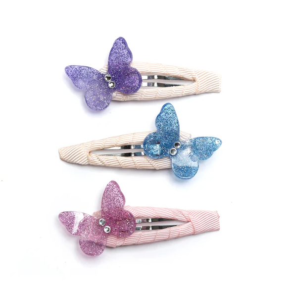 Spring Fabric Covered Snap Clip