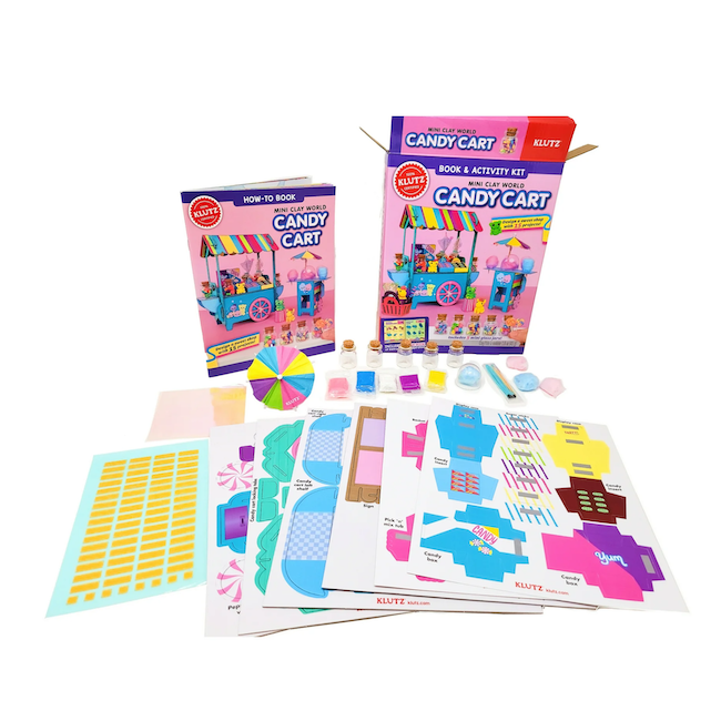 Mini Clay World Candy Cart