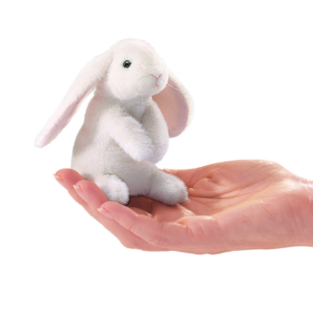 Mini Lop Ear Rabbit Finger Puppet