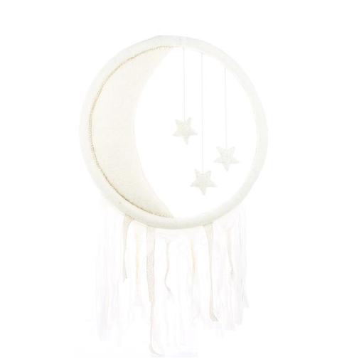 Crescent Moon And Stars Wall Hanging