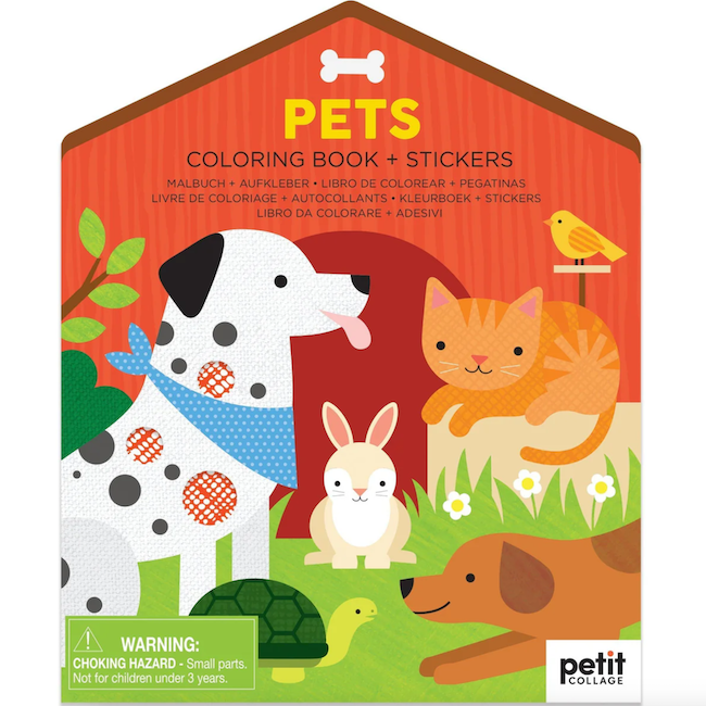 Coloring Book with Stickers