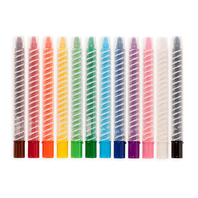 Twisty Stix Oil Pastels - Set Of 12