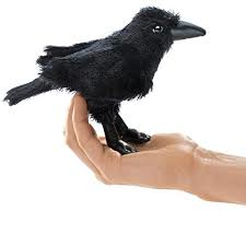 Mini Raven Puppet