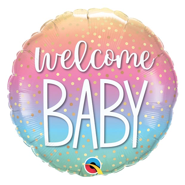 Welcome Baby Foil Balloon 18"
