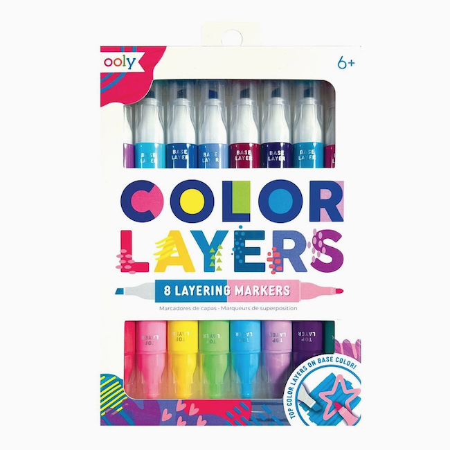 Color Layers Double-Ended Layering Markers - Set of 8