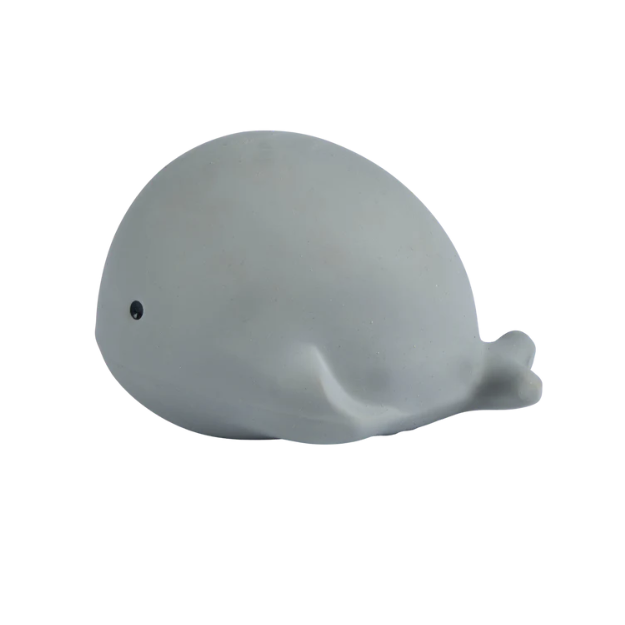 Whale Organic Natural Rubber Rattle, Teether And Bath Toy