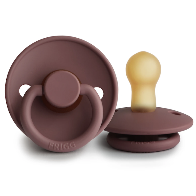 Frigg Natural Rubber Pacifier - Woodchuck