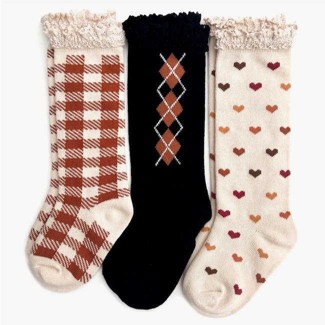 Harvest Knee High Socks 3 - Pack