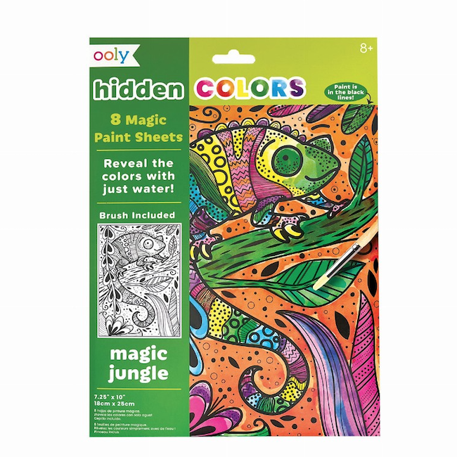 Hidden Colors Magic Paint Sheets - Magic Jungle