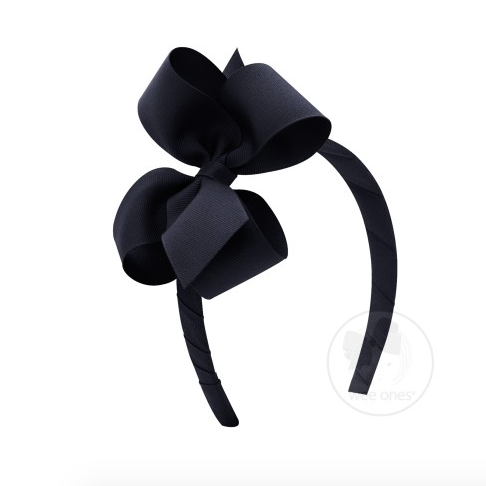 Small Grosgrain Headbands With Bow